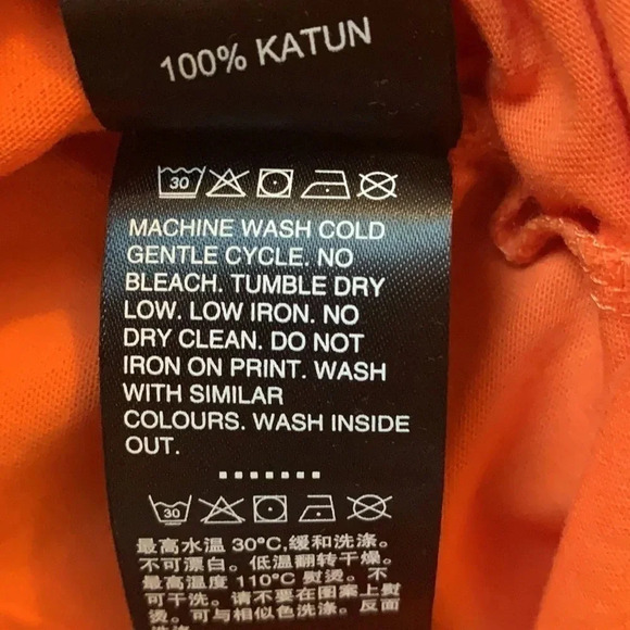 Harley Davidson Women’s T Shirt Graphic Logo Large Orange NWT - Picture 9 of 11